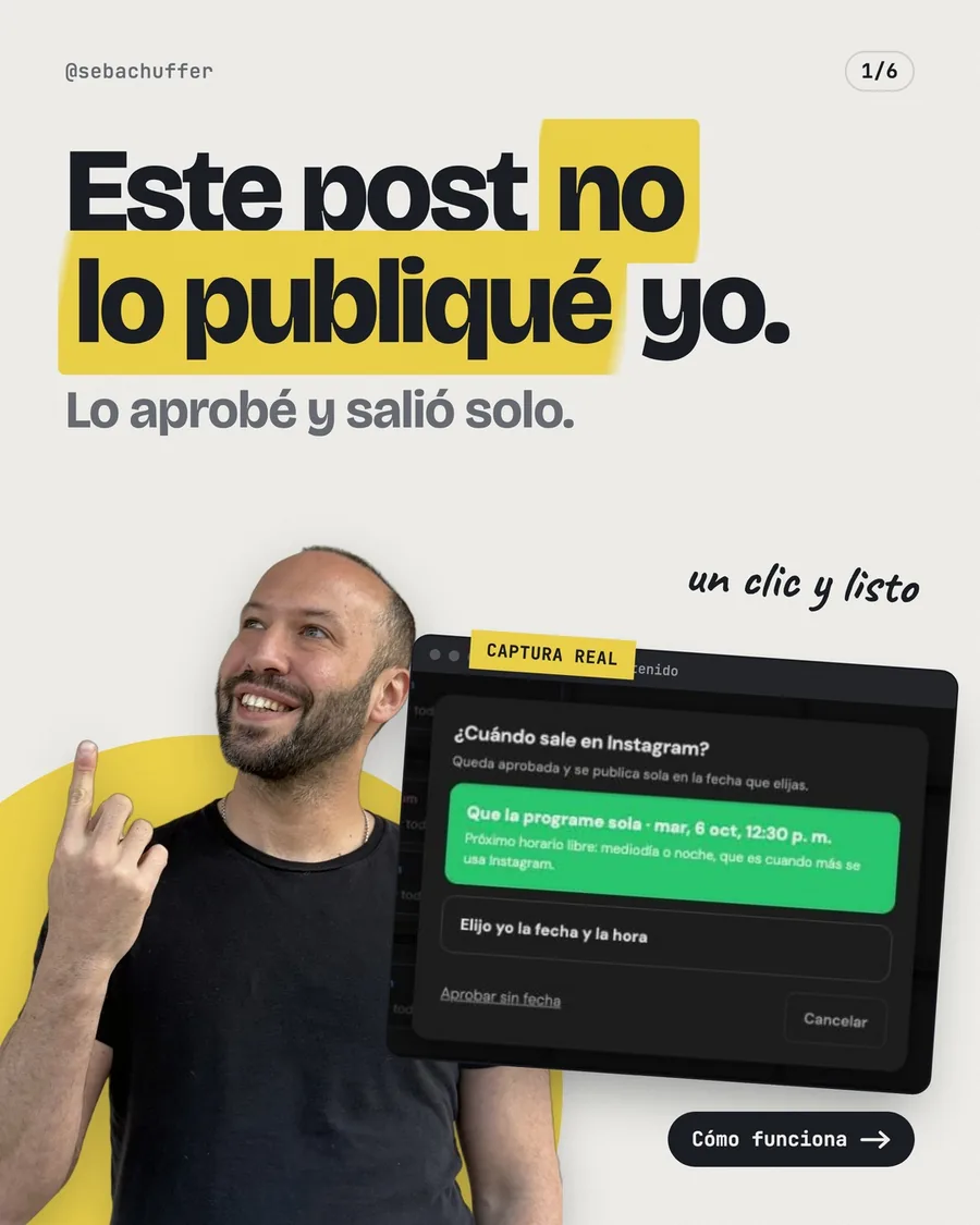 De la idea al post sin abrir Instagram